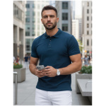 Pánske polo tričko modré Dstreet PX0603
