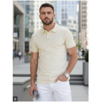 Pánske polo tričko žlté Dstreet PX0606