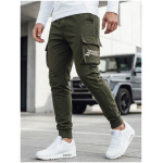 Pánske zelené cargo nohavice Dstreet UX4162