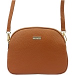 Praktická crossbody kabelka z pravej kože
