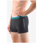Štýlové čierne boxerky s krátkou nohavičkou - M/L
