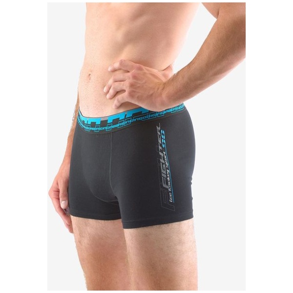 Štýlové čierne boxerky s krátkou nohavičkou - M/L