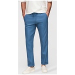 Trendy modré nohavice s pružným pásom V5 P1522 - M