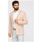 Béžové športové slim fit sako V5 M165 - XL