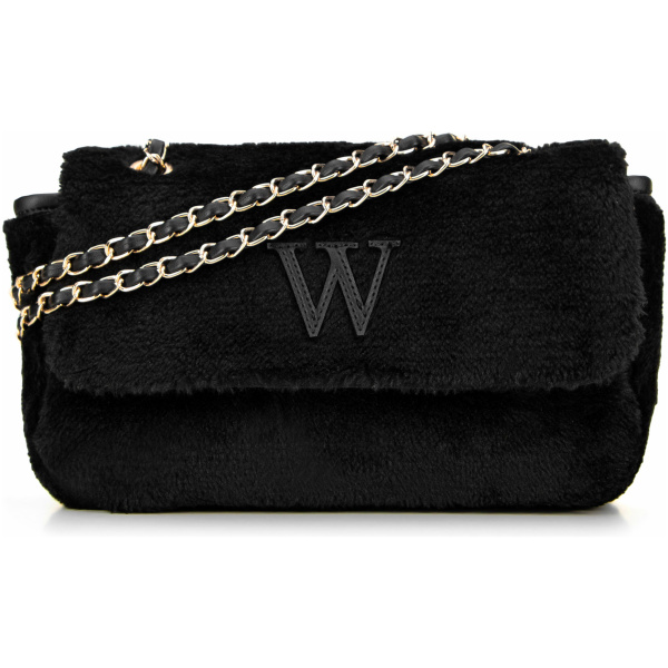 Čierna crossbody kabelka 99-4Y-218-1
