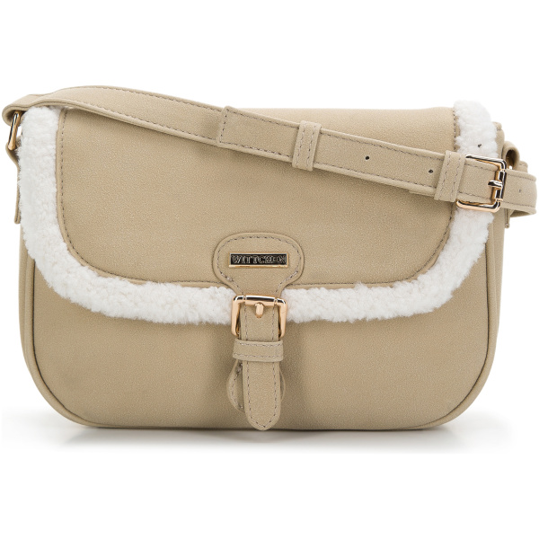 Dámska crossbody kabelka Wittchen s umelou kožušinou 97-4Y-501-9