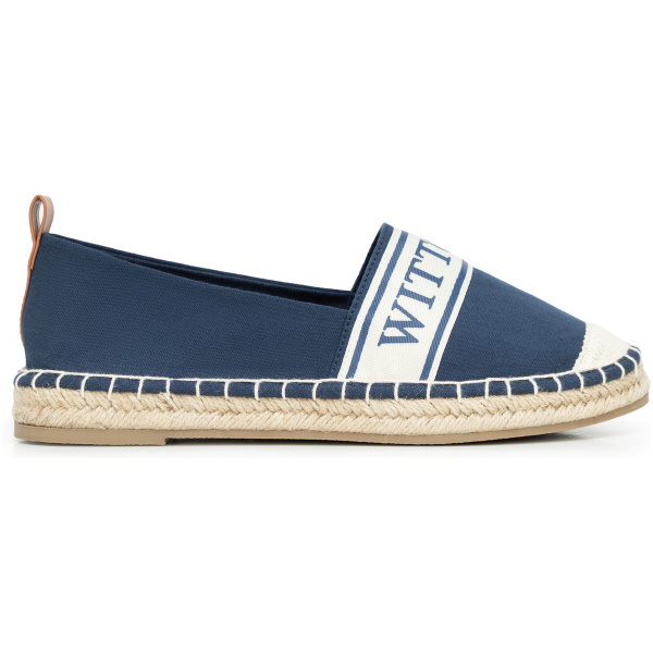 Dámske espadrilky krémové 100-P-811-N