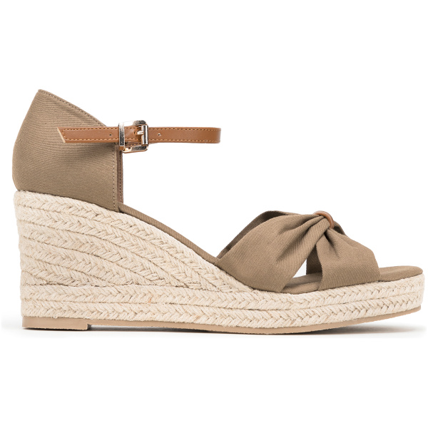 Dámske espadrilky s mašľou 100-P-812-4