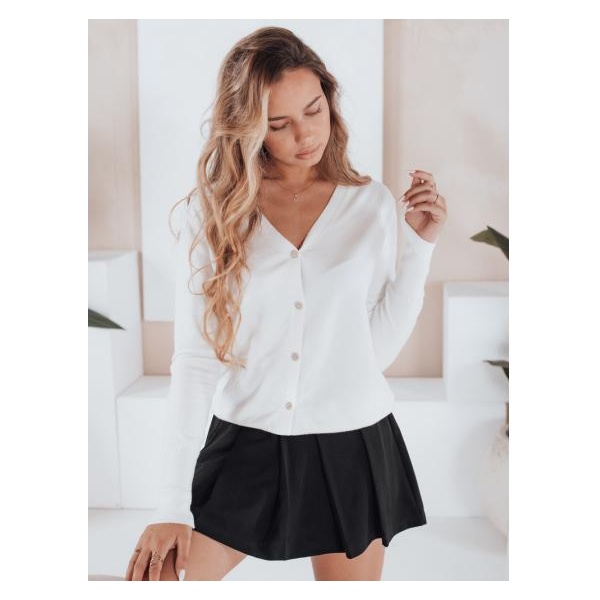 Dámske kardigán CHICGLOW biely