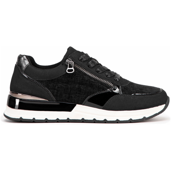 Dámske sneakersy čierne 99-DP-401-1