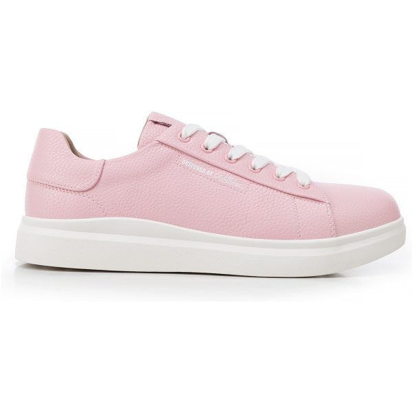 Dámske sneakersy na platforme klasické ružové 100-D-951-P