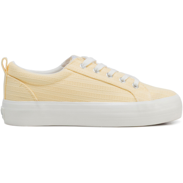 Dámske sneakersy na platforme žlté 100-DP-801-Y