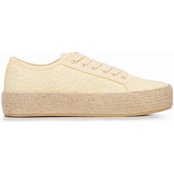 Dámske sneakersy žlté 100-DP-803-Y