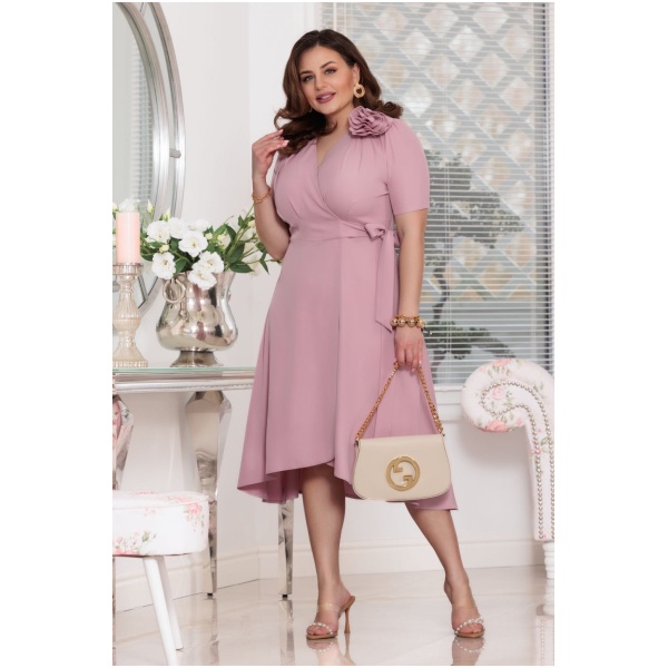 Elizabeth Collection Staroružové zavinovacie midi šaty Veľkosť: M