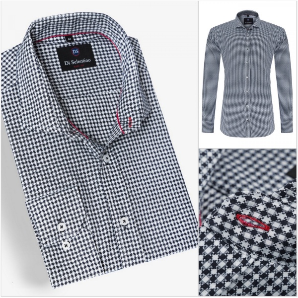 Károvaná kvalitná pánska košeľa v SLIM FIT strihu CharlestonSLIM