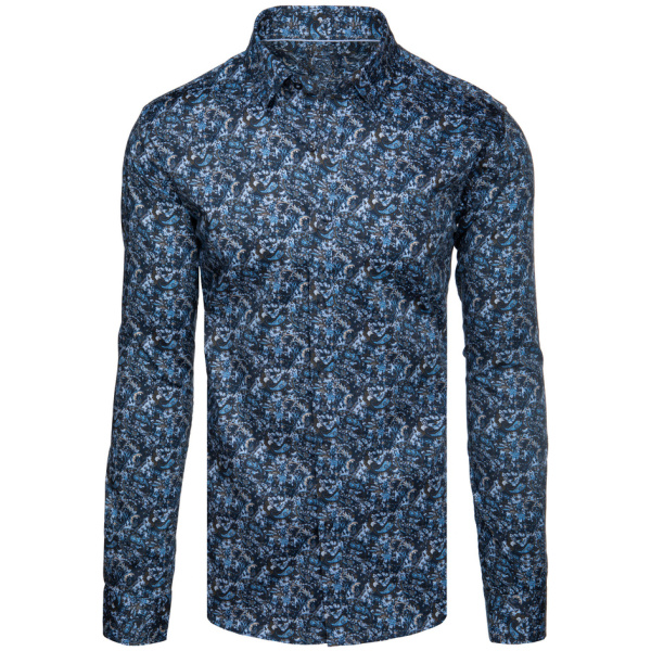 Košeľa pánska casual modrá Dstreet DX2672