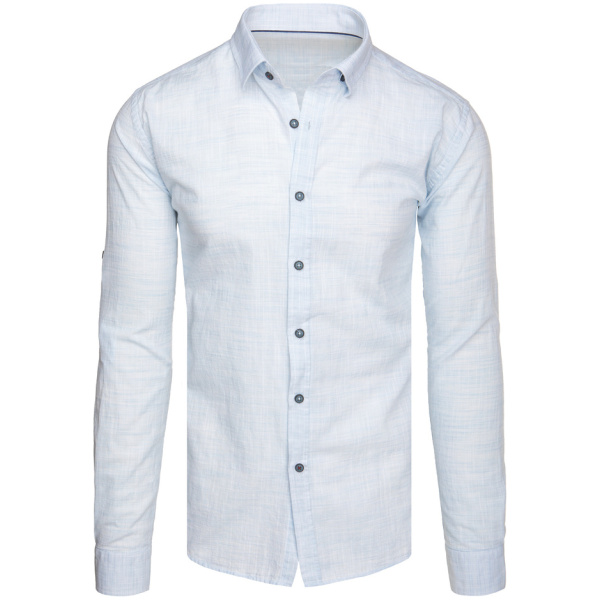 Košeľa pánska casual svetlomodrá Dstreet DX2654