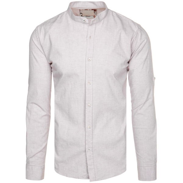 Košeľa pánska casual svetloružová Dstreet DX2647
