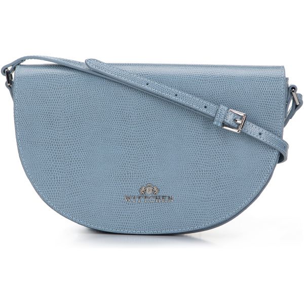 Modrá sedlová crossbody kabelka 29-4E-023-N