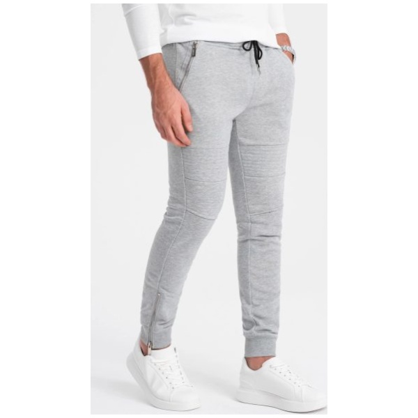 Nadčasové šedé tepláky V2 PASK-22FW-004 - XXL