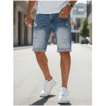 Pánske modré rifľové kraťasy Dstreet SX2560