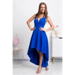 Parisse Modré asymetrické šaty Veľkosť: S