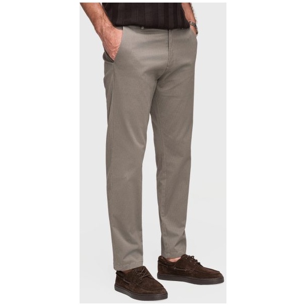 Šedé chinos nohavice s jemnou štruktúrou V1 P1518 - L