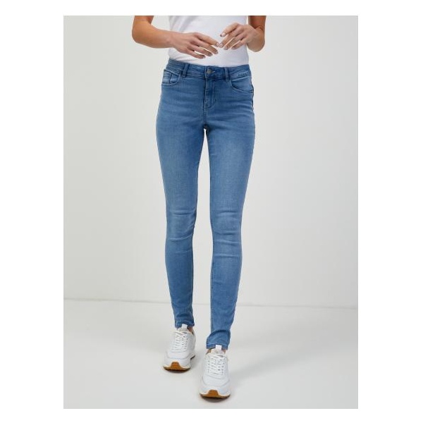 Svetlomodré skinny fit džínsy