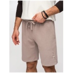 Trendy béžové kraťasy s logom V2 SRBC-0153 - XL