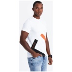 Trendy biele tričko s krátkym rukávom V2 TSPT-0219 - XXL