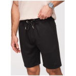 Trendy čierne pánske kraťasy s logom V1 SRBC-0153 - S