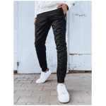 Trendy čierne pohodlné tepláky - 2XL/3XL