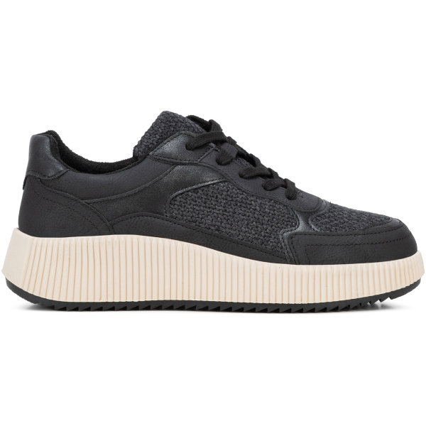 Dámske sneakersy na platforme čierne 102-P-400-1