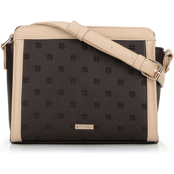 Hnedá dámska crossbody kabelka Wittchen 99-4Y-231-4