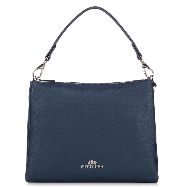 Tmavomodrá crossbody kabelka 100-4E-808-7