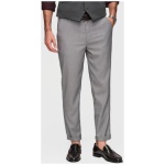 Trendy šedé chinos nohavice s elastickým pásom V2 P1525 - XXL