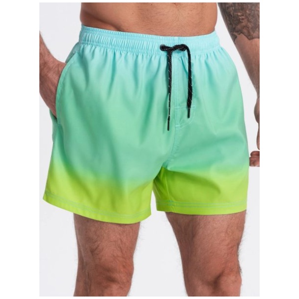 Tyrkysové plavky s ombre motívom V19 SRBS-0125 - L