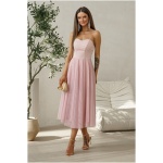 Warsaw Dress Staroružové tylové midi šaty Veľkosť: XS